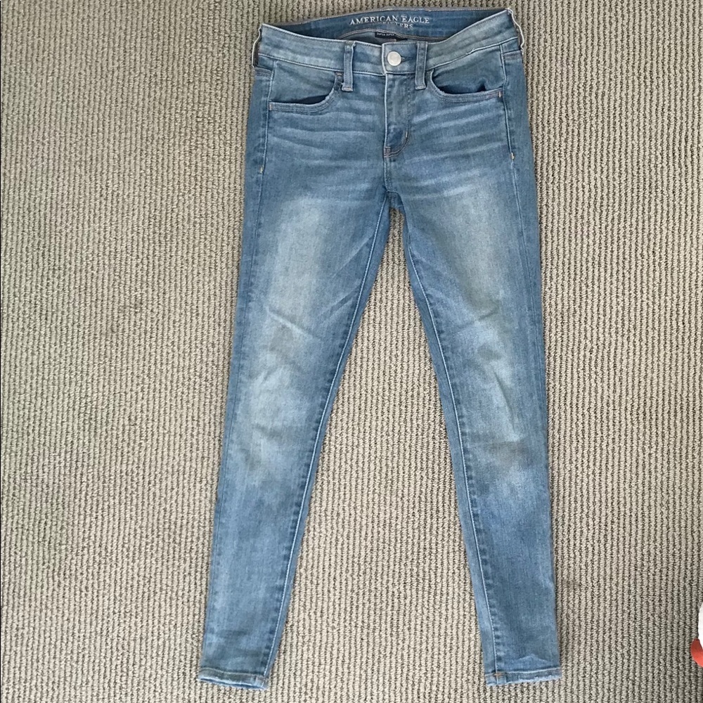 Light Blue American eagle Jeggings